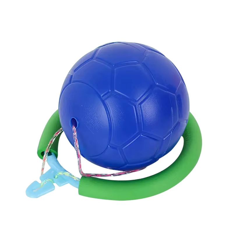 1PC Skip Ball Outdoor Fun Toy Ball Classical Skipping Toy Exercise Coordination and Balance Hop Jump Playground May Toy Ball