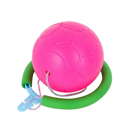 1PC Skip Ball Outdoor Fun Toy Ball Classical Skipping Toy Exercise Coordination and Balance Hop Jump Playground May Toy Ball